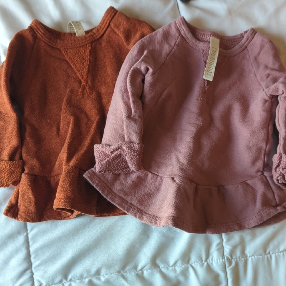 Childhoods Clothing 3-6m Peplum Top Bundle